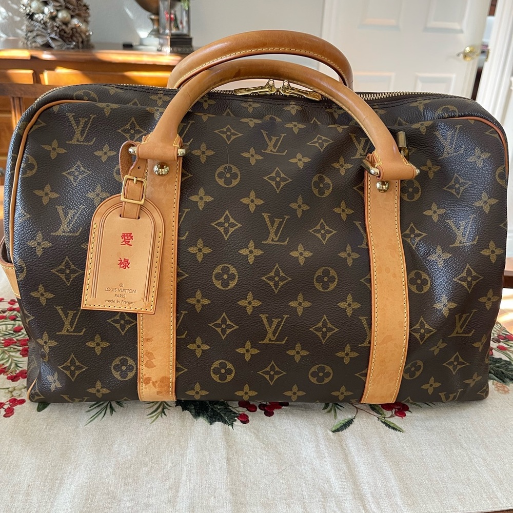 Louis Vuitton Brown Monogram Carryall Boston Travel Bag - Picture 4 of 16